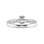 Load image into Gallery viewer, 50-Pointer Emerald Cut Solitaire Diamond Shank Platinum Ring JL PT 1280-A   Jewelove.US
