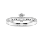 Load image into Gallery viewer, 70-Pointer Oval Cut Solitaire Diamond Shank Platinum Ring JL PT 1283-B   Jewelove.US
