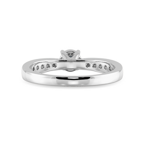 50-Pointer Solitaire Diamond Shank Platinum Ring JL PT 1286-A   Jewelove.US