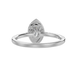 Load image into Gallery viewer, 50-Pointer Marquise Cut Solitaire Halo Diamond Shank Platinum Ring JL PT 1290-A   Jewelove.US
