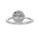 Load image into Gallery viewer, 50-Pointer Double Halo Solitaire Diamond Shank Platinum Ring JL PT 1302-A   Jewelove.US
