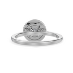 Load image into Gallery viewer, 70-Pointer Double Halo Solitaire Diamond Shank Platinum Ring JL PT 1302-B   Jewelove.US
