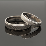 Load image into Gallery viewer, Platinum Love Bands for Couple JL PT 1306
