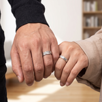 Load image into Gallery viewer, Platinum Love Bands for Couple JL PT 1307
