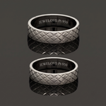 Load image into Gallery viewer, Platinum Love Bands JL PT 1322

