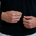 Load image into Gallery viewer, Platinum &amp; Rose Gold Unisex Ring JL PT 1393
