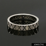 Load image into Gallery viewer, Designer Platinum Love Bands JL PT 1446
