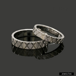 Load image into Gallery viewer, Designer Platinum Love Bands JL PT 1446
