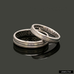 Load image into Gallery viewer, Platinum Love Bands JL PT 1449
