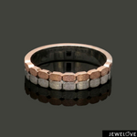 Load image into Gallery viewer, Platinum Love Bands with Rose Gold Ring JL PT 1450
