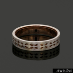 Load image into Gallery viewer, Platinum Love Bands with Rose Gold Ring JL PT 1451
