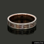 Load image into Gallery viewer, Platinum Love Bands with Rose Gold Ring JL PT 1454
