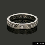 Load image into Gallery viewer, Platinum Love Bands with Diamonds JL PT 1455

