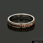 Load image into Gallery viewer, Platinum Rose Gold Love Bands Ring JL PT 1456
