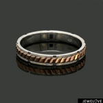 Load image into Gallery viewer, Platinum Rose Gold Love Bands Ring JL PT 1456
