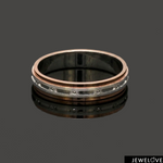 Load image into Gallery viewer, Platinum Rose Gold Love Bands Ring JL PT 1460
