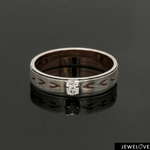 Load image into Gallery viewer, Platinum Love Bands with Rose Gold &amp; Diamonds JL PT 1461
