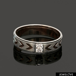 Load image into Gallery viewer, Platinum Love Bands with Rose Gold &amp; Diamonds JL PT 1461
