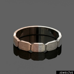 Load image into Gallery viewer, Platinum Rose Gold Women's Diamond &amp; Men's Plain Love Bands JL PT 1465

