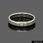 Load image into Gallery viewer, Single Diamond Platinum Love Bands JL PT 1467
