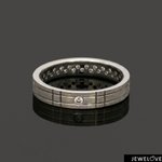 Load image into Gallery viewer, Single Diamond Platinum Love Bands JL PT 1469
