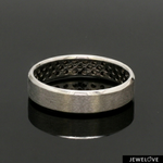 Load image into Gallery viewer, Platinum Love Bands with Brush Finish JL PT 1470

