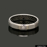 Load image into Gallery viewer, Single Diamond Platinum Love Bands JL PT 1472
