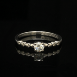 Load image into Gallery viewer, 18-Pointer 4 Prong Solitaire Ring made in Platinum JL PT 1487
