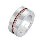 Load image into Gallery viewer, Men of Platinum | Platinum Rose Gold Diamonds with Blue Stone Ring JL PT 1491-Matte Finish
