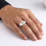Load image into Gallery viewer, Men of Platinum | 7.5mm Platinum Ring for Men JL PT 1493
