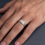 Load image into Gallery viewer, Men of Platinum | Platinum Diamond Ring for Men JL PT 1496
