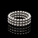 Load image into Gallery viewer, Japanese 3 Row Flexible Platinum Ring for Women JL PT 1499
