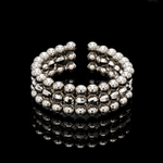 Load image into Gallery viewer, Japanese 3 Row Flexible Platinum Ring for Women JL PT 1499
