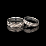 Load image into Gallery viewer, Platinum Unisex Couple Bands JL PT 1501
