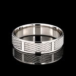 Load image into Gallery viewer, Platinum Love Bands Men's Plain &amp; Women Diamond JL PT 1506

