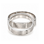 Load image into Gallery viewer, Platinum Love Bands Men's Plain &amp; Women Diamond JL PT 1506
