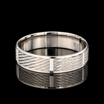 Load image into Gallery viewer, Platinum Love Bands Men's Plain &amp; Women Diamond JL PT 1506
