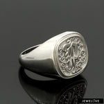 Load image into Gallery viewer, Plain Platinum Ring for Men JL PT 1507
