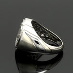 Load image into Gallery viewer, Plain Platinum Ring for Men JL PT 1507
