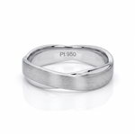 Load image into Gallery viewer, Earth &amp; Moon Celestial Platinum Rings for Couple JL PT 596
