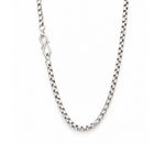 Load image into Gallery viewer, 3mm Thick Platinum Box Chain for Men JL PT 702-A
