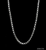 Load image into Gallery viewer, 3mm Thick Platinum Box Chain for Men JL PT 702-A
