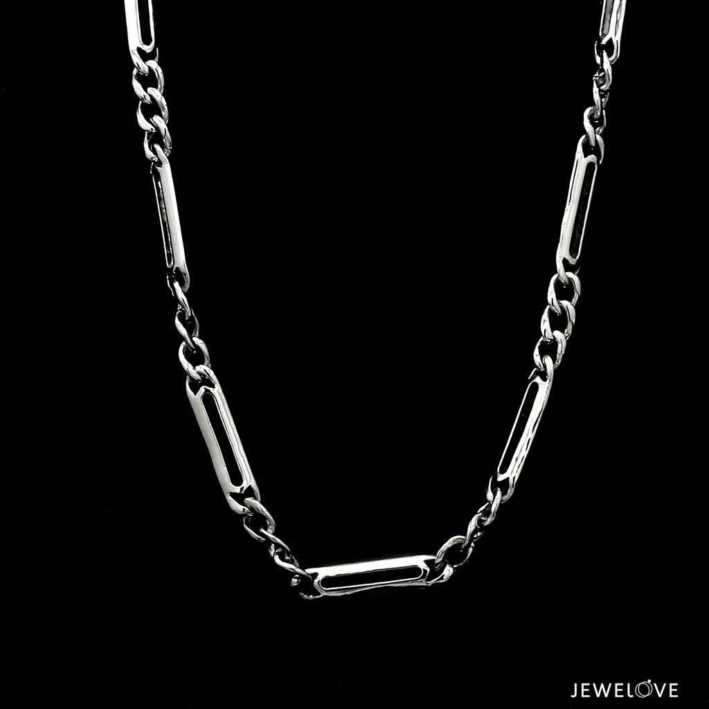 Men of Platinum | 4.5mm Platinum Heavy Chain for Men JL PT 744-A   Jewelove.US