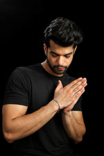 Load image into Gallery viewer, Platinum &amp; Rose Gold Bracelet for Men JL PTB 1060-A   Jewelove.US
