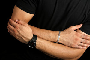 Men of Platinum | Heavy Platinum Diamond Cuban Bracelet JL PTB 1099   Jewelove.US