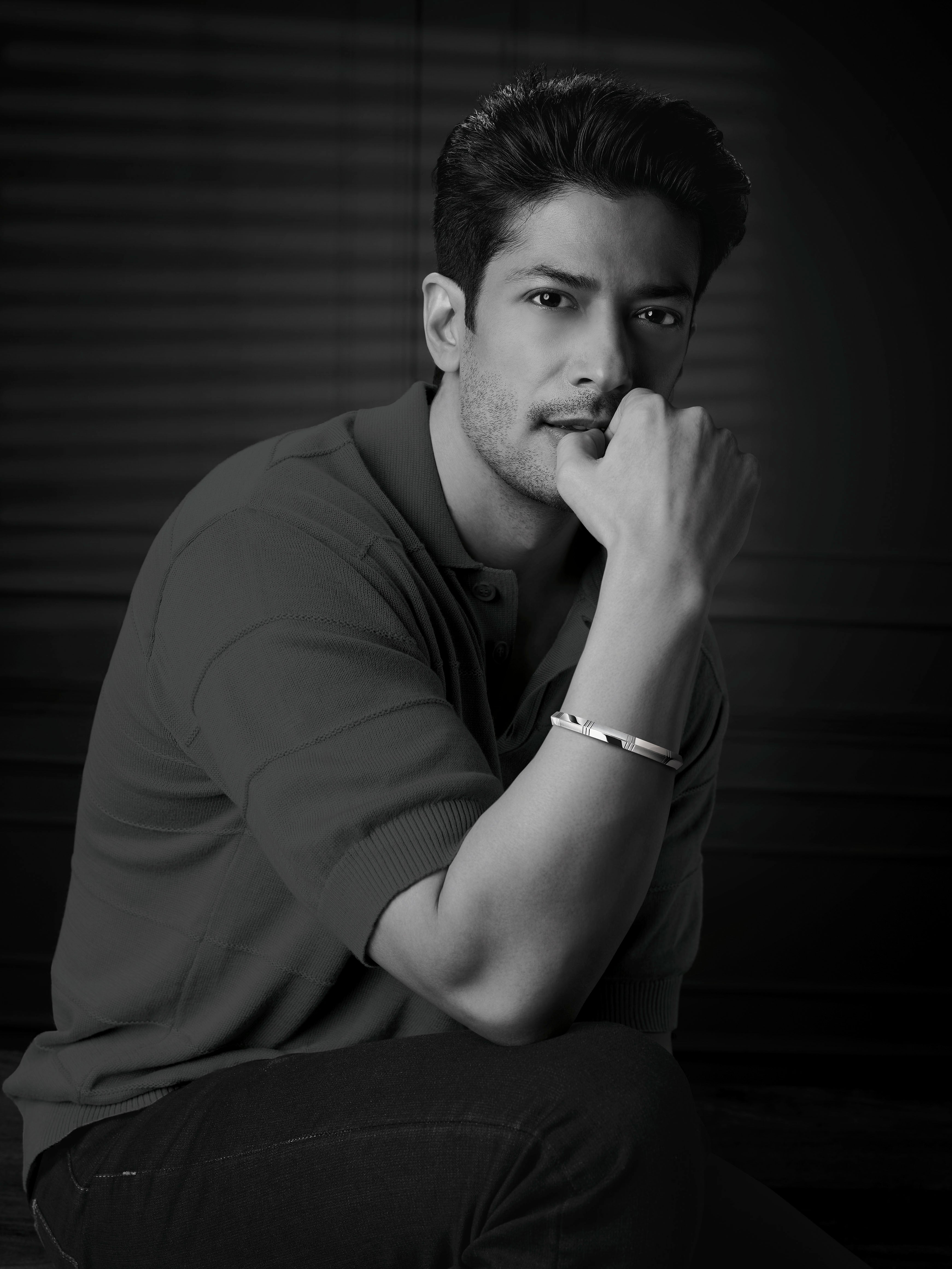 Men of Platinum | Platinum Hi-Polish & Matte Finish Kada for Men JL PTB 1199   Jewelove.US