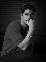 Load image into Gallery viewer, Men of Platinum | Platinum Hi-Polish &amp; Matte Finish Kada for Men JL PTB 1199   Jewelove.US
