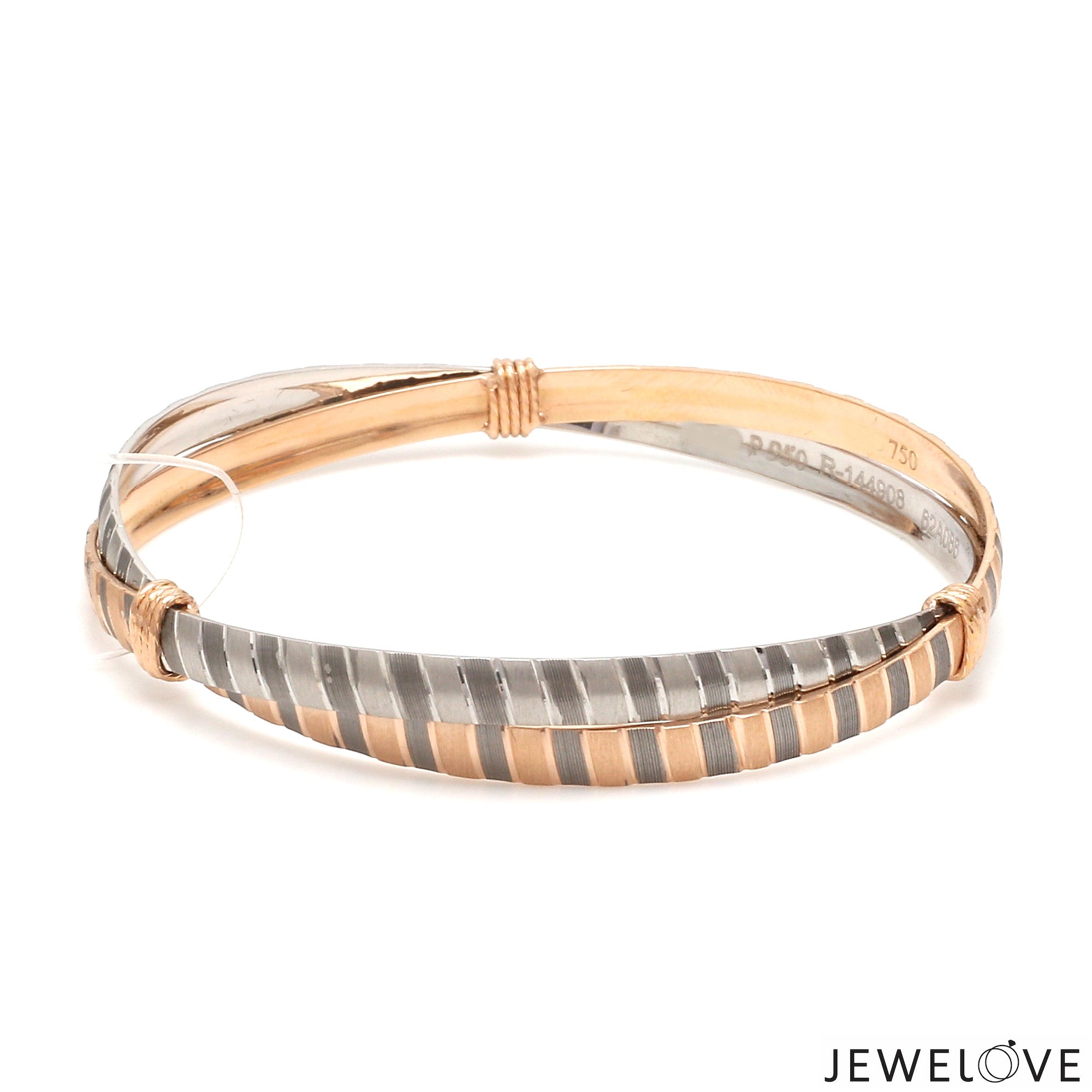 Platinum Rose Gold Bangle for Women JL PTB 1245