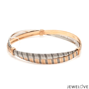 Platinum Rose Gold Bangle for Women JL PTB 1245