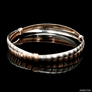 Platinum Rose Gold Bangle for Women JL PTB 1245